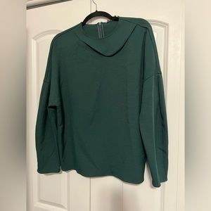 Tibi teal top
